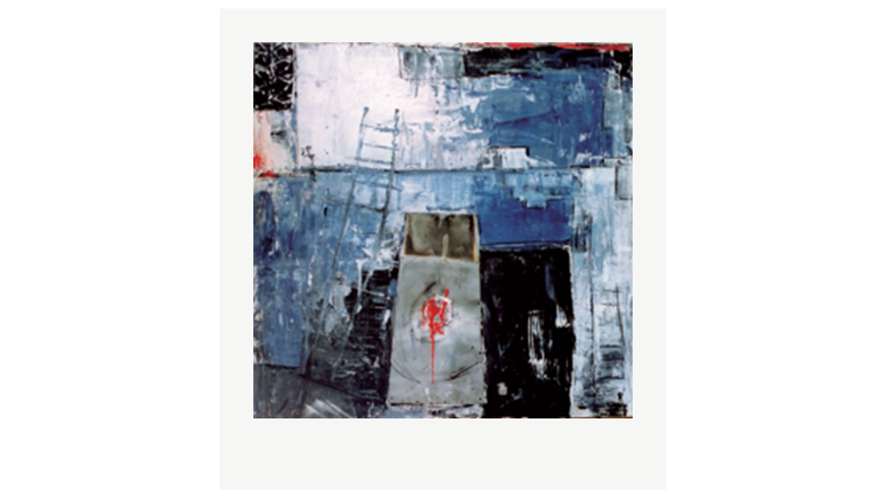 THÉATRE DE MÉMOIRE 1 - 100cm x 100cm - 2005 Danie Faurie artiste du FLAC (Forum Lotois d’Art Contemporain)
