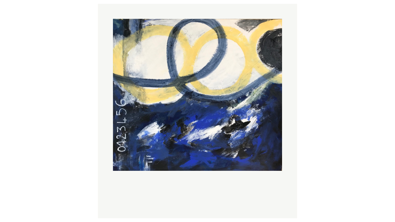 OCEAN LANDSCAPE 0123456 - Acrylique sur toile - 100cm x 100cm Danie Faurie artiste du FLAC (Forum Lotois d’Art Contemporain)