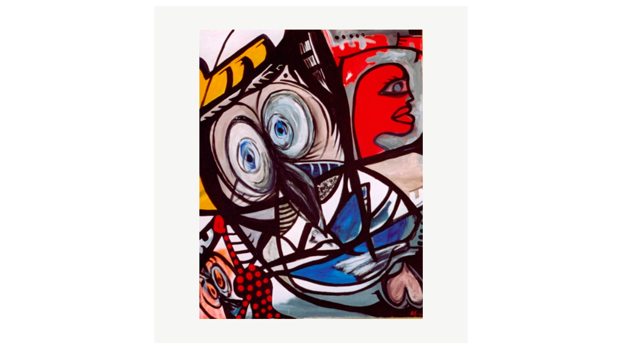 AUTOPORTRAIT - 2000 Danie Faurie artiste du FLAC (Forum Lotois d’Art Contemporain)
