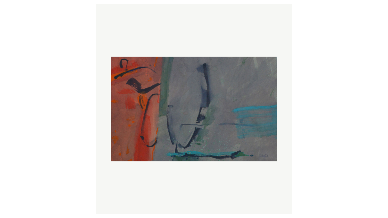 OBLIQUITY - Gouache sur Arches - 19cm x 30cm Martin Ward artiste du FLAC (Forum Lotois d’Art Contemporain)