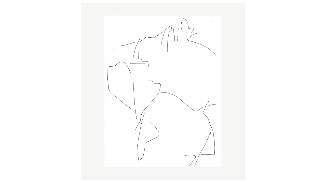 SANS TITRE - Encre de chine sur papier - 28cm x 21cm Martin Ward artiste du FLAC (Forum Lotois d’Art Contemporain)