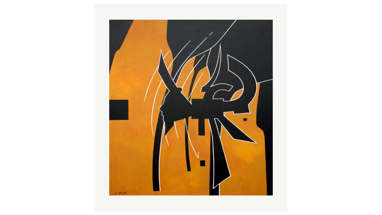 MOUVANCE - Acrylique - 120cm x 120cm Jacques Rival artiste du FLAC (Forum Lotois d’Art Contemporain)