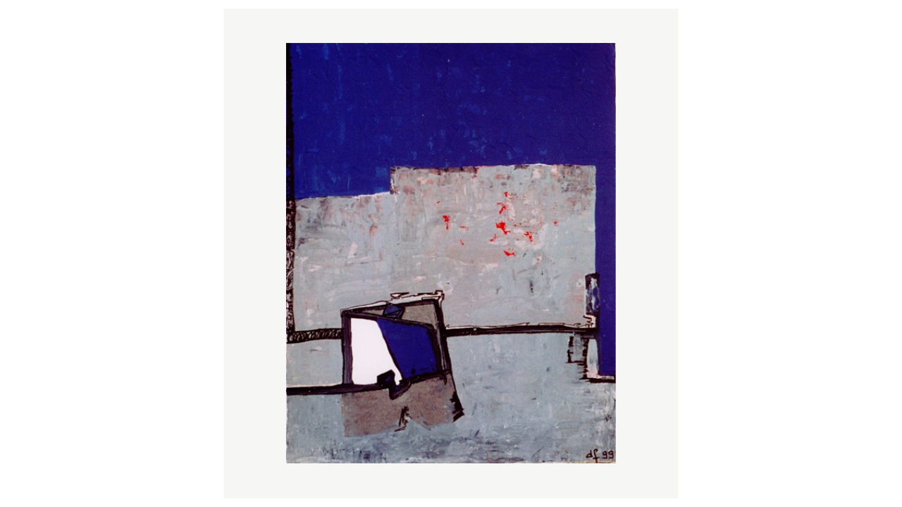 ÉQUILIBRE 100cm x 80 cm Danie Faurie artiste du FLAC (Forum Lotois d’Art Contemporain)