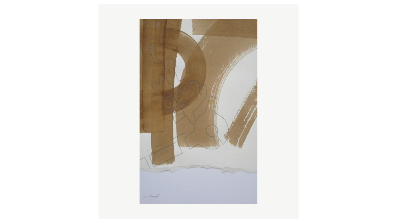 MOUVANCE - 30cm x 50cm Jacques Rival artiste du FLAC (Forum Lotois d’Art Contemporain)