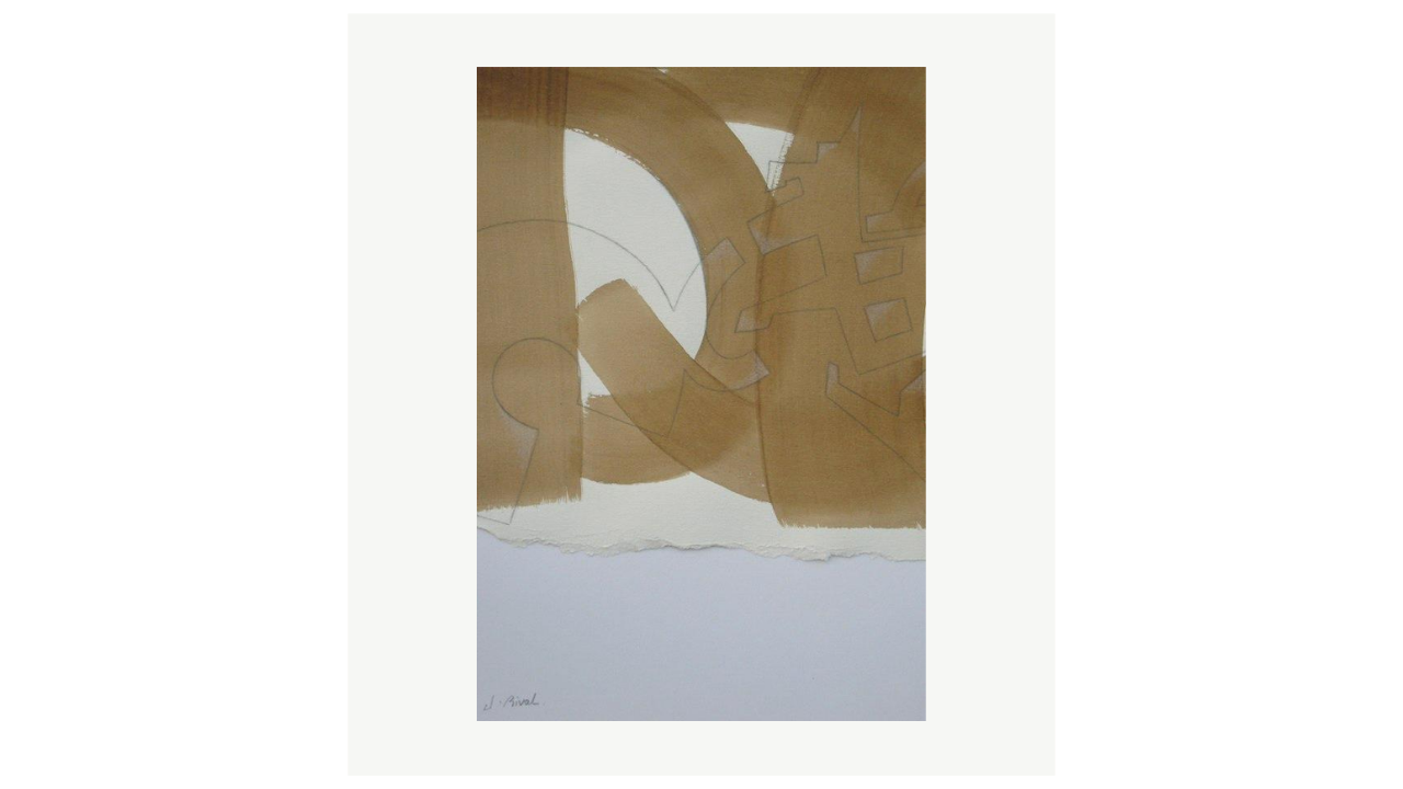 MOUVANCE - 30cm x 50cm Jacques Rival artiste du FLAC (Forum Lotois d’Art Contemporain)