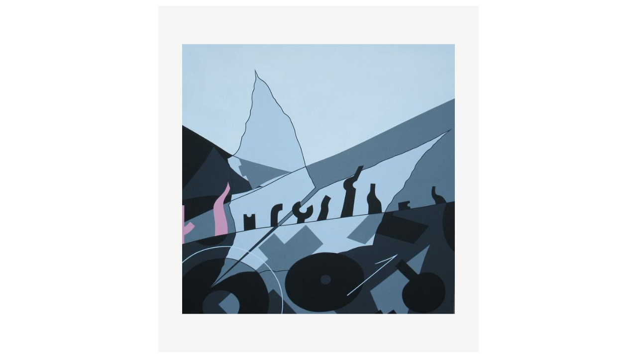 MOUVANCE - Acrylique - 100cm x 100cm Jacques Rival artiste du FLAC (Forum Lotois d’Art Contemporain)